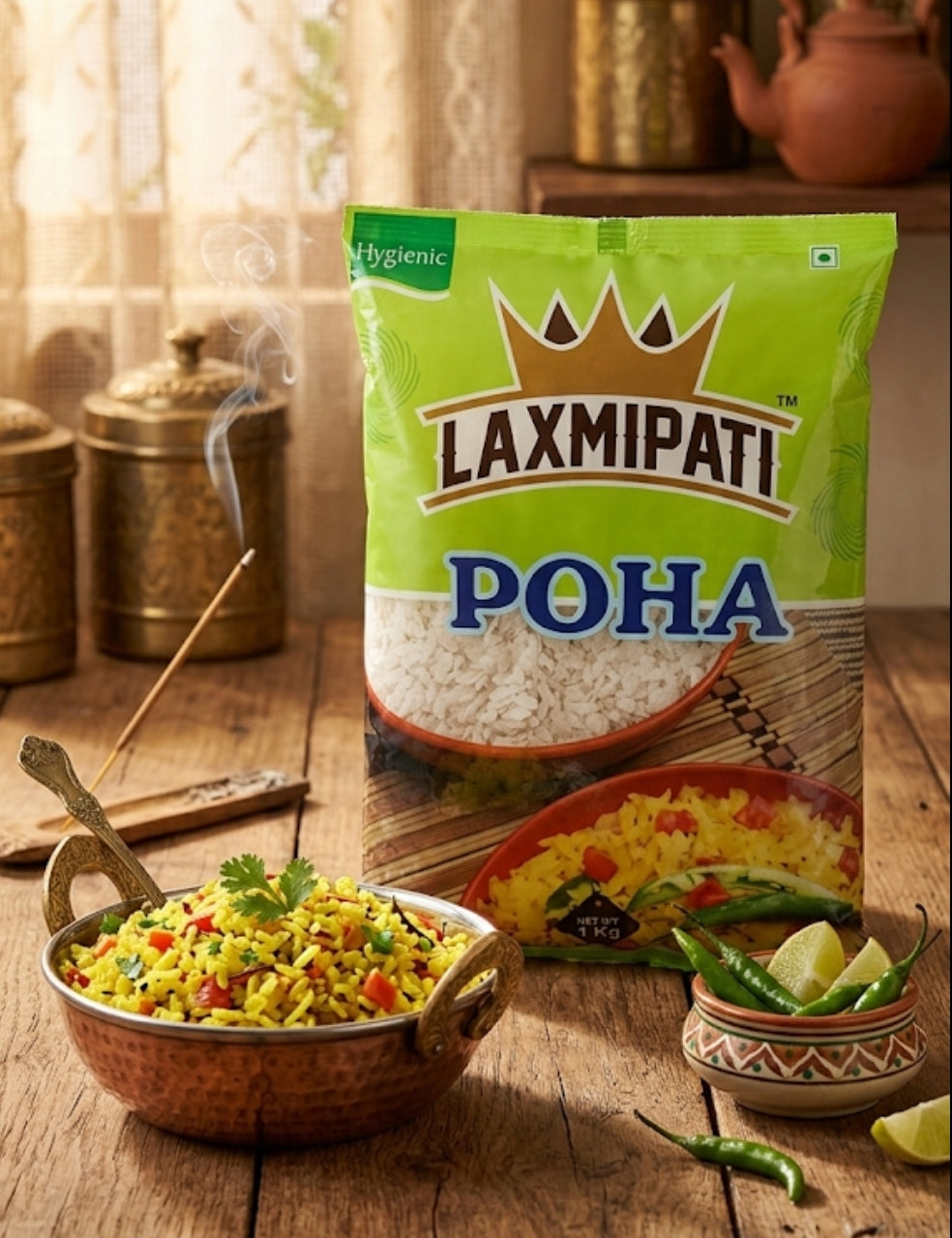Laxmipati Poha (Flattened Rice) 1 kilogram