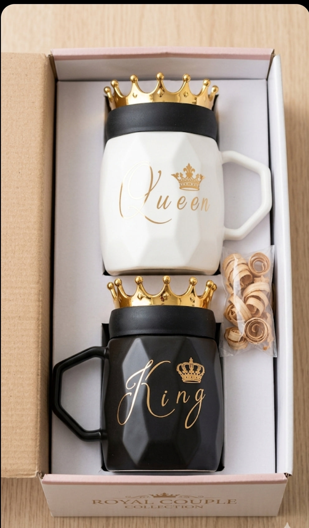 King & Queen Luxury Mug Gift Set