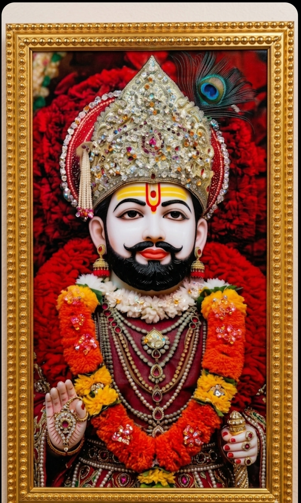 Shree khatushyam baba framed potrait