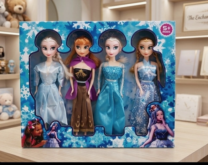 Princess doll set of 4