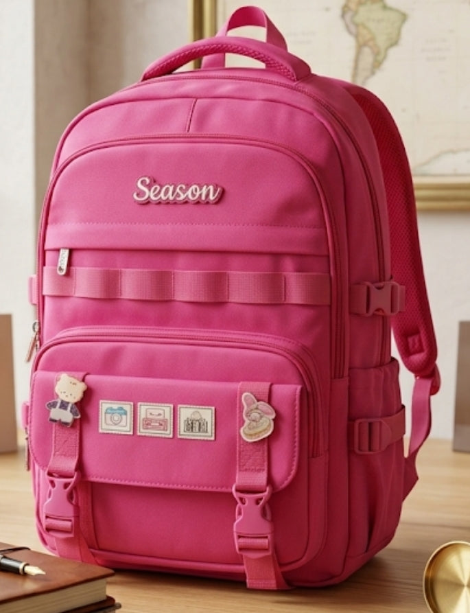 Seasons CuteCarry Deluxe Pink Backpack