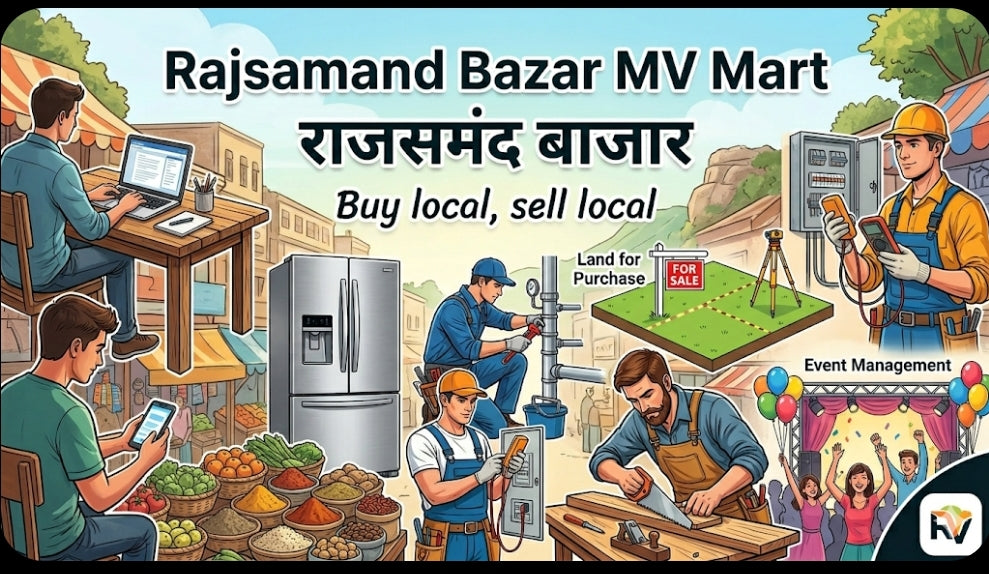 राजसमंद बाज़ार (MV Mart) – एक सोच, एक ज़रूरत, एक बदलाव