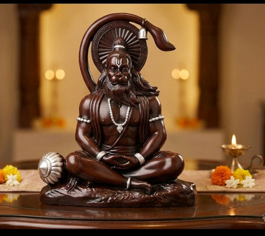 Divine Meditating Lord Hanuman Idol gifting home decor