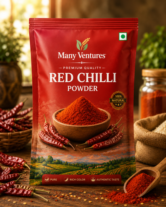 लाल मिर्च Red chilli powder authentic and natural(no artificial flavours)