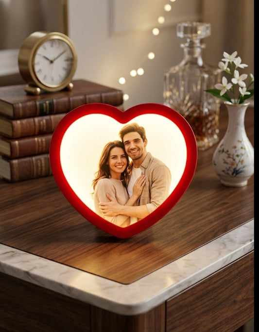 Romantic Heart Glow Photo Lamp (Personalized LED Frame)