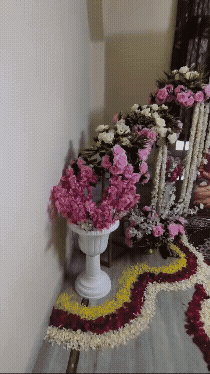Floral Aisle Elegance Setup decor