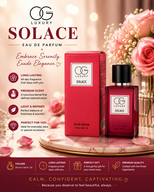 CG Luxury Solace Eau De Parfum – Premium Women's Fragrance (50ml)