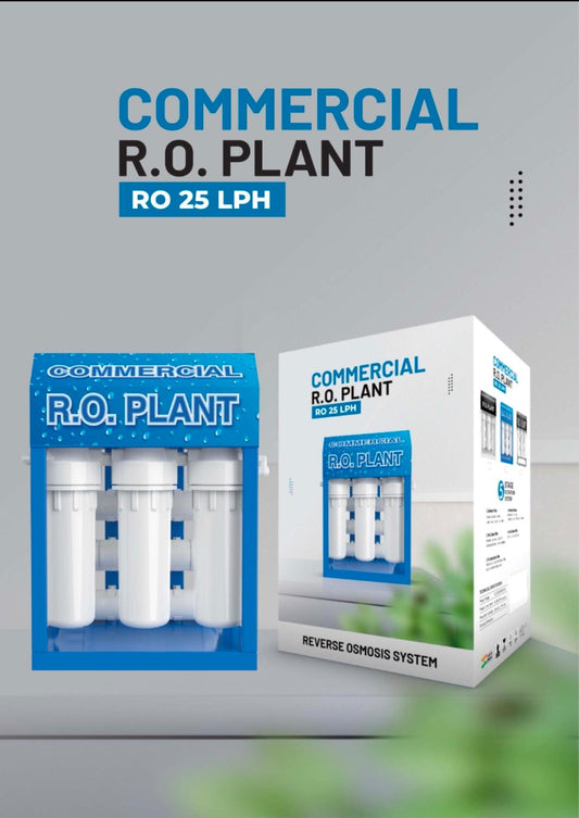 Commercial RO Water Purifier – 25 LPH (Reverse Osmosis System)