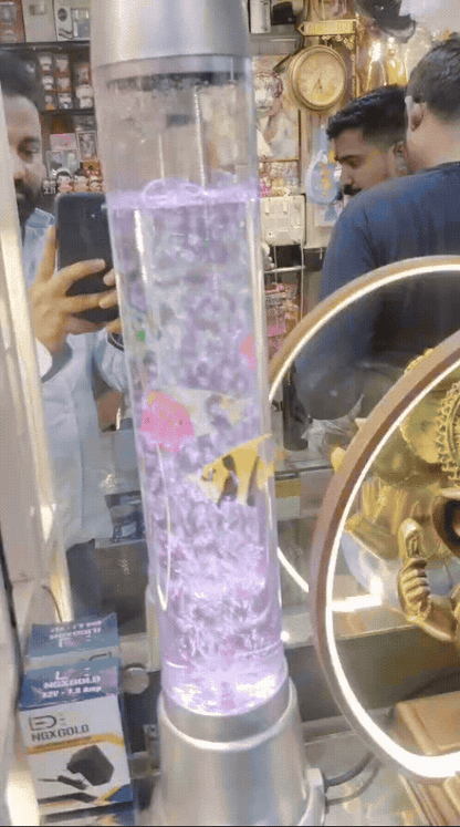 AquaGlow LED Bubble Fish Lamp gifting home decor